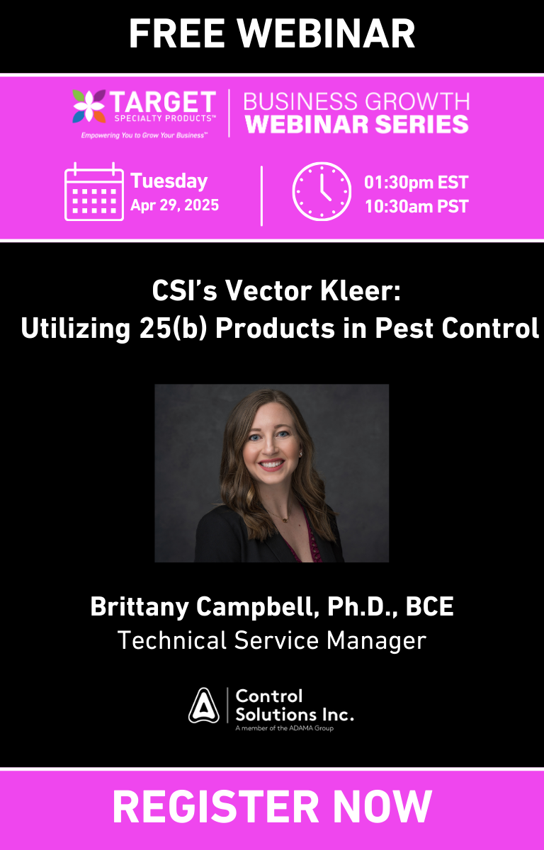 CSI’s Vector Kleer: Utilizing 25(b) Products in Pest Control